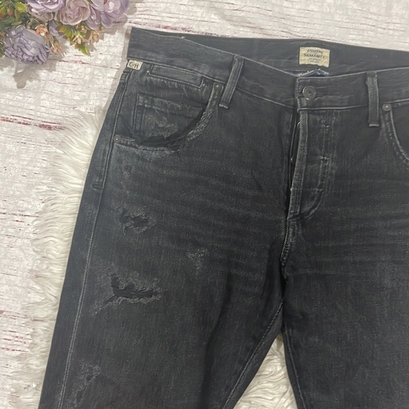 Citizens of Humanity Premium Vintage Emerson Slim Boyfriend Black Pepper Jeans - Picture 13 of 15
